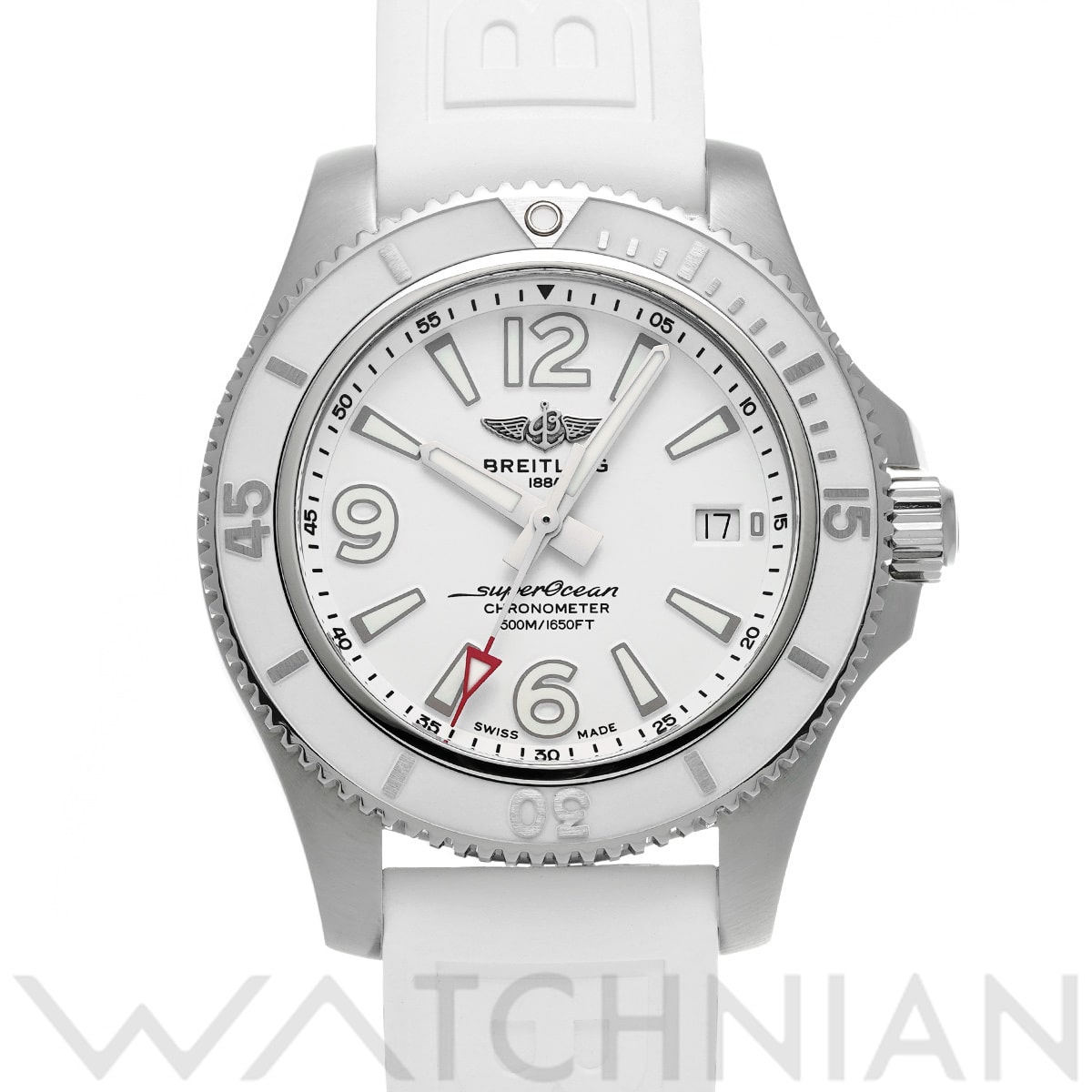 ブライトリング スーパーオーシャン オートマチック 42 ジャパンエディション A17366D21A1S1 ホワイト メンズ 時計 【中古】【wristwatch】