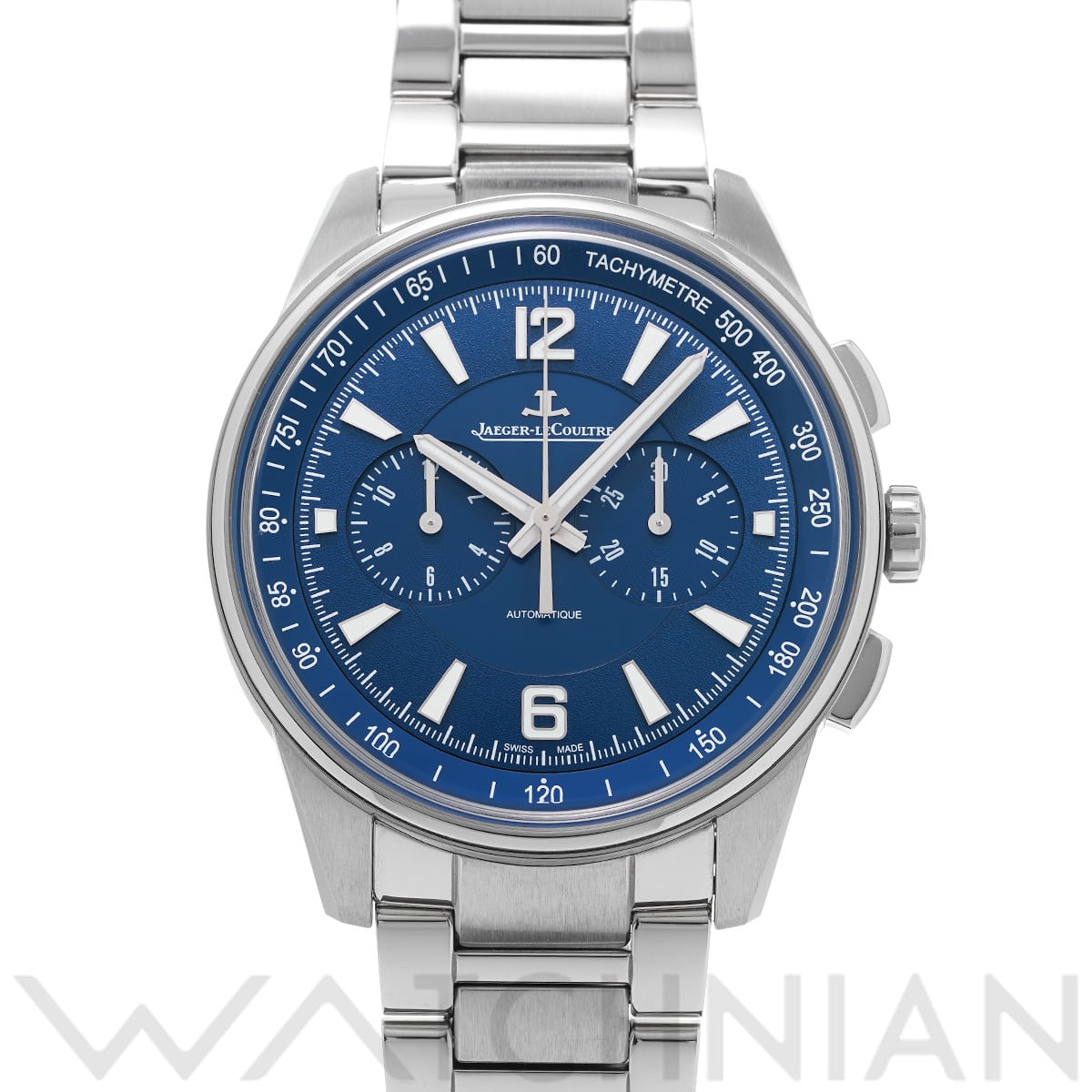 ジャガー ルクルト ポラリス クロノグラフ Q9028180 ブルー メンズ 時計 【中古】【wristwatch】
