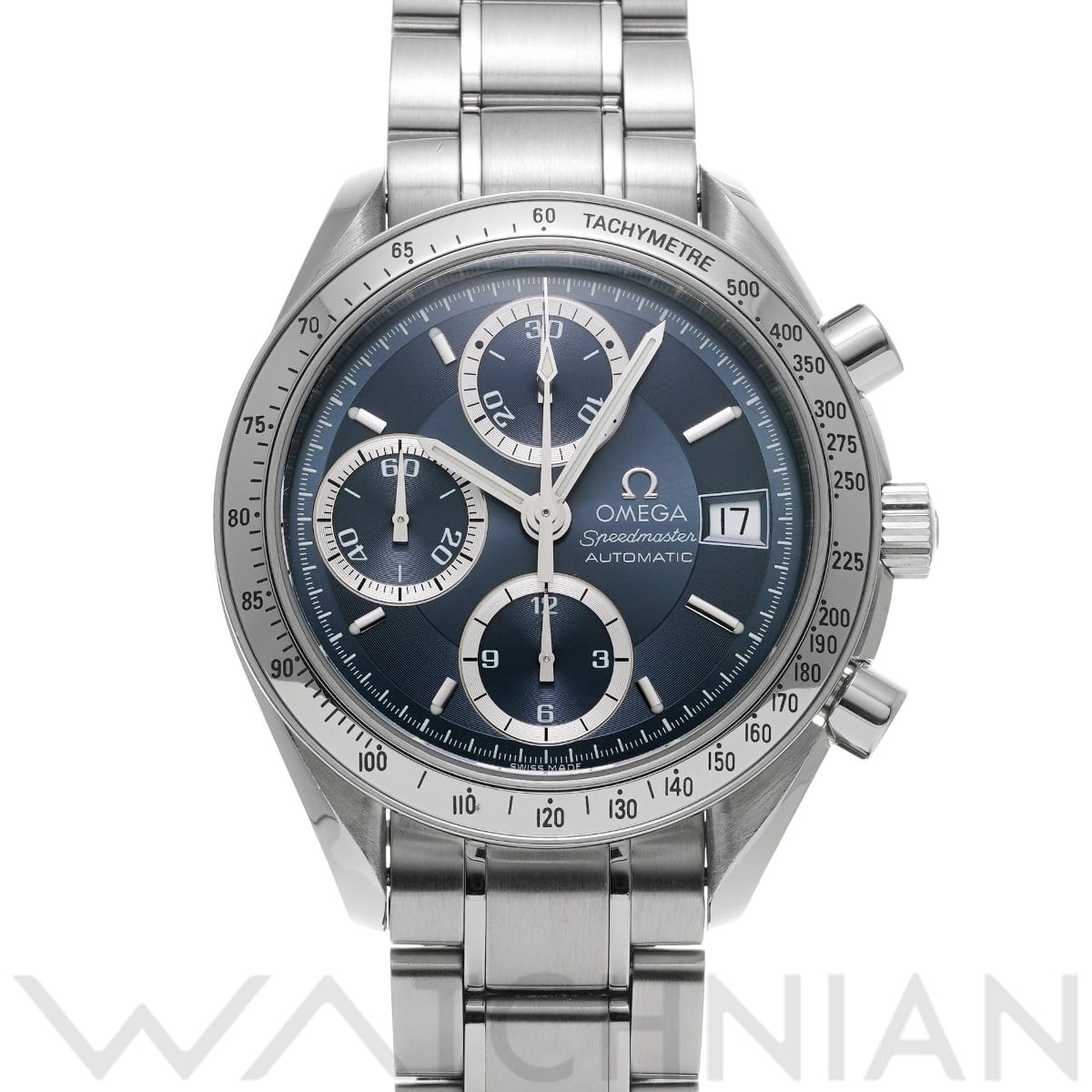 オメガ スピードマスター デイト 3513.46 ブルーグレー メンズ 時計 【中古】【wristwatch】