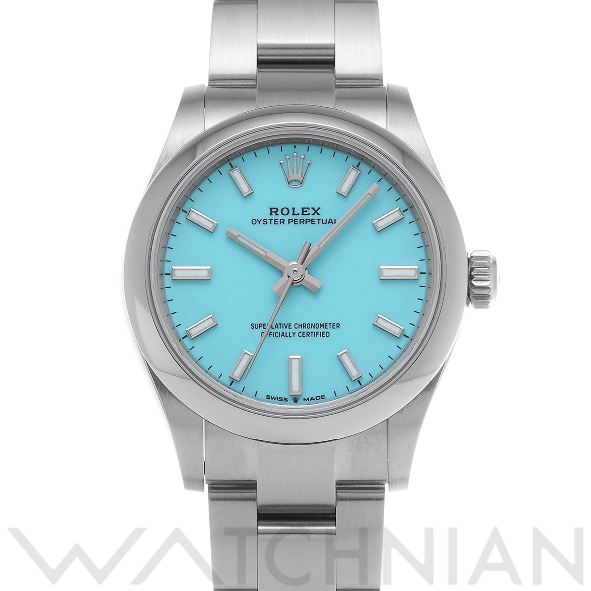 ロレックス オイスターパーペチュアル 31 277200 ターコイズブルー ユニセックス 時計 【中古】【wristwatch】