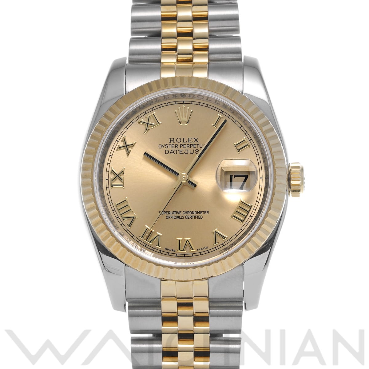 ロレックス デイトジャスト 116233 シャンパン メンズ 時計 【中古】【wristwatch】