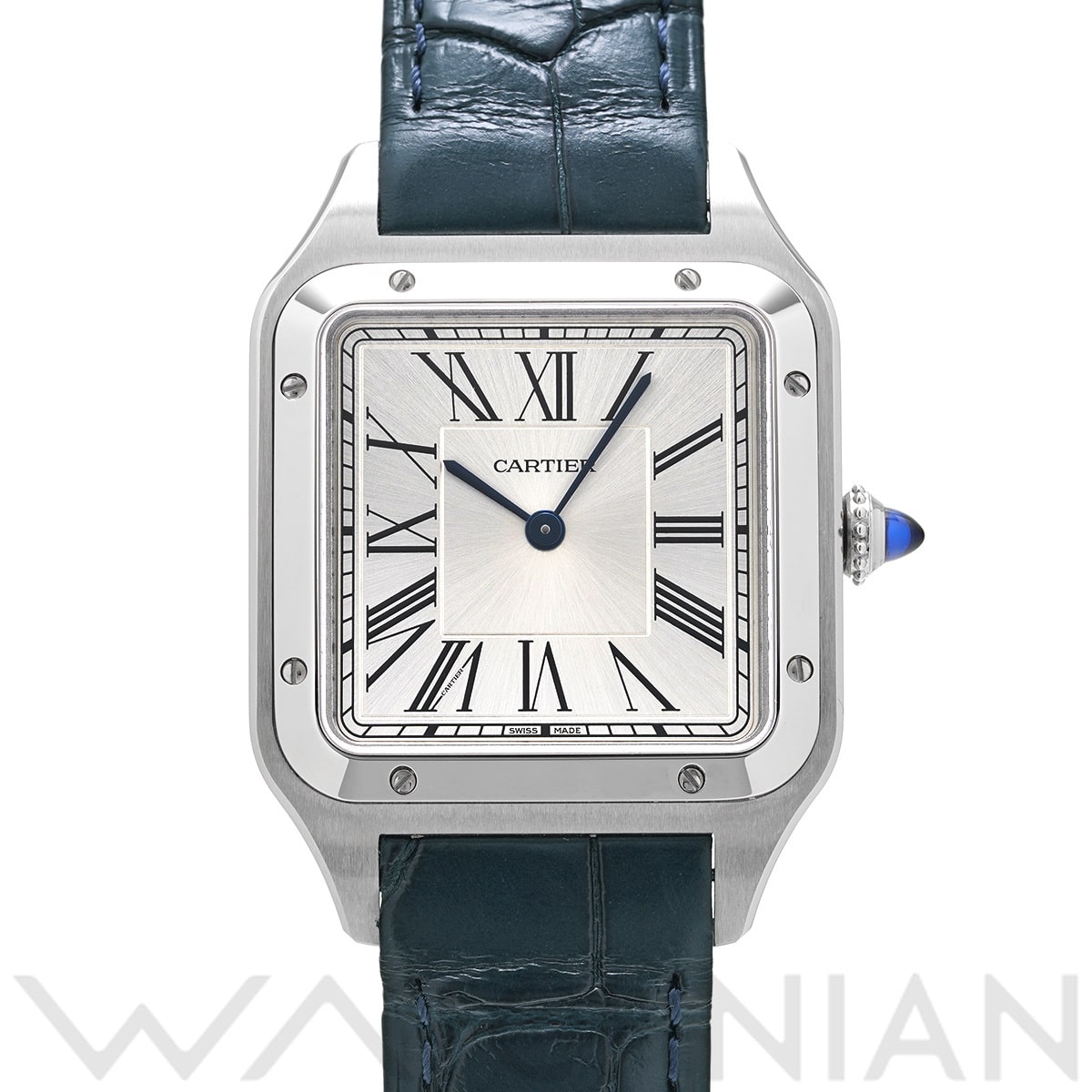 カルティエ サントス デュモン LM WSSA0022 シルバー メンズ 時計 【中古】【wristwatch】