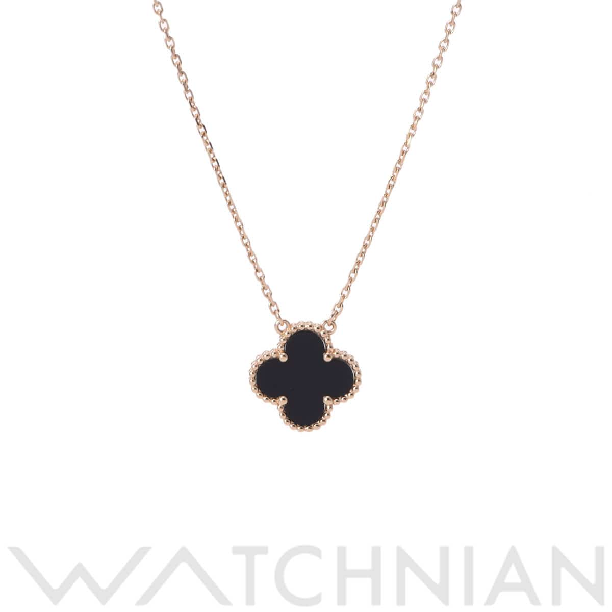 ヴァン クリーフ&アーペル ヴィンテージアルハンブラネックレス ゴールド K18イエローゴールド YG レディース ジュエリー 【中古】【jewelry】