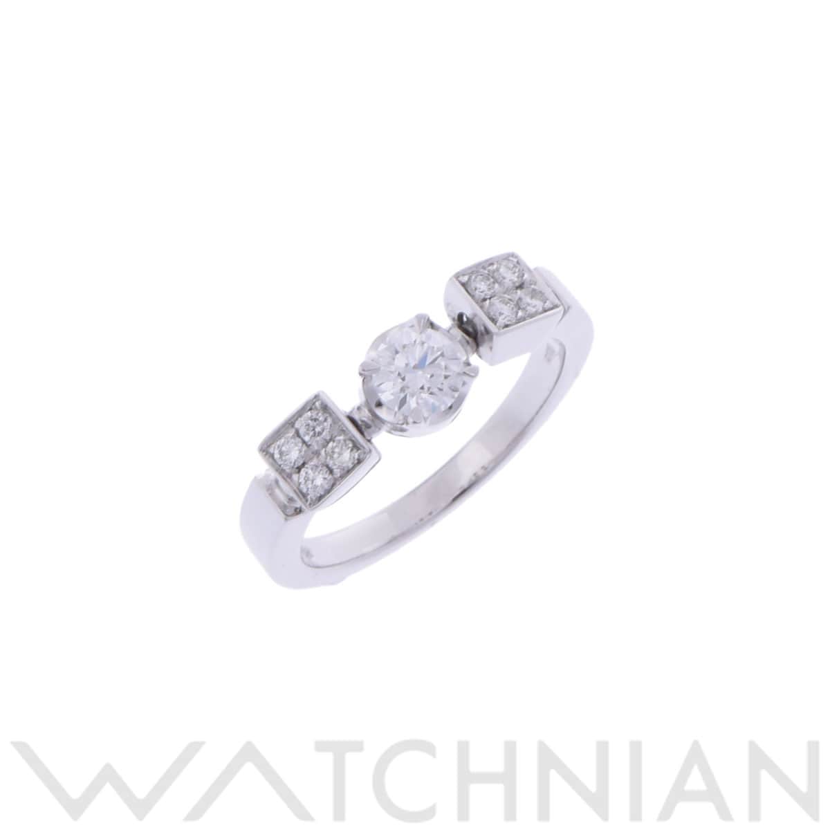 ブルガリ ルチアリング シルバー K18ホワイトゴールド WG レディース ジュエリー 【中古】【jewelry】