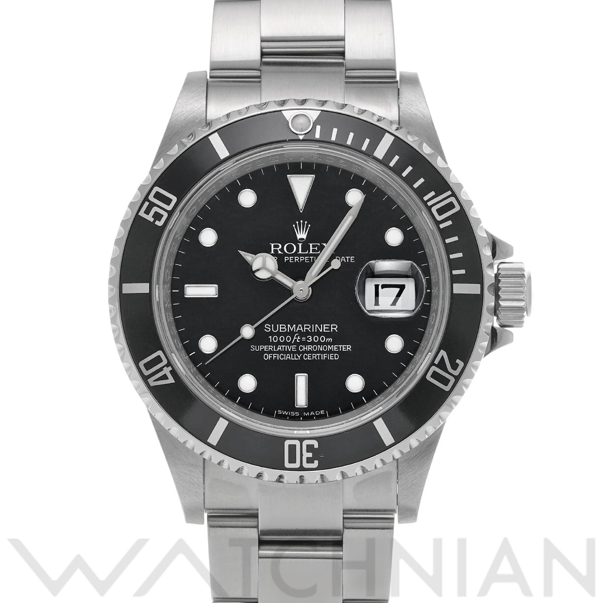 ロレックス サブマリーナ デイト 16610 ブラック メンズ 時計 【中古】【wristwatch】