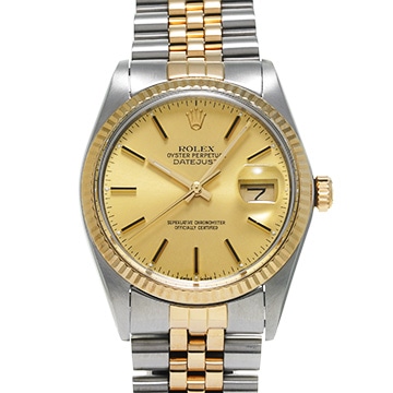 ロレックス デイトジャスト 16013 シャンパン メンズ 時計 【中古】【wristwatch】