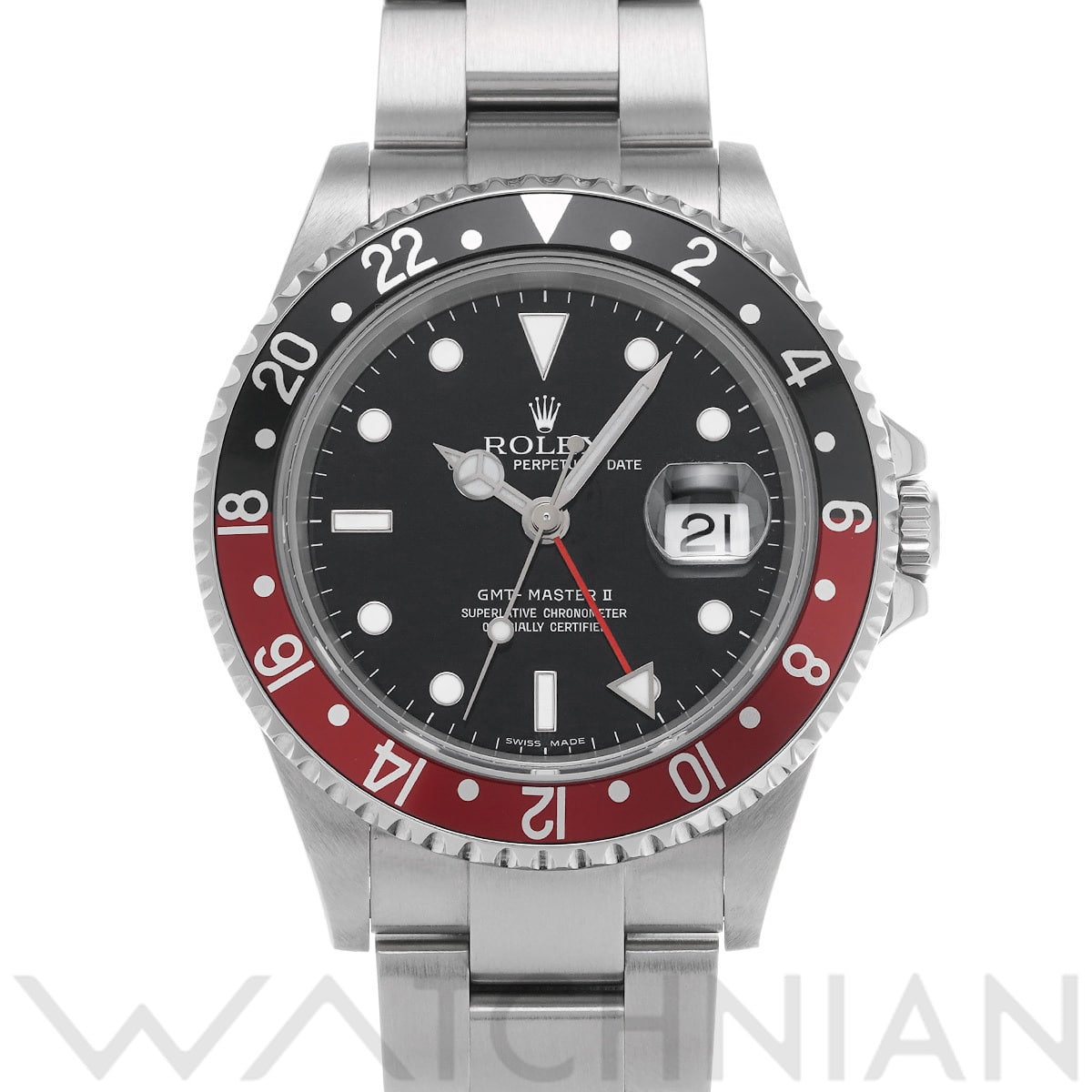 ロレックス GMTマスターII 16710 ブラック メンズ 時計 【中古】【wristwatch】