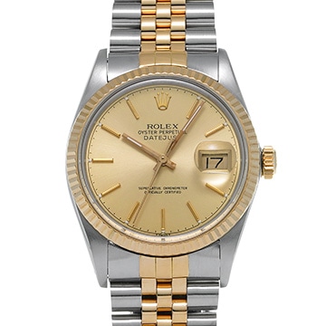 ロレックス デイトジャスト 16013 シャンパン メンズ 時計 【中古】【wristwatch】