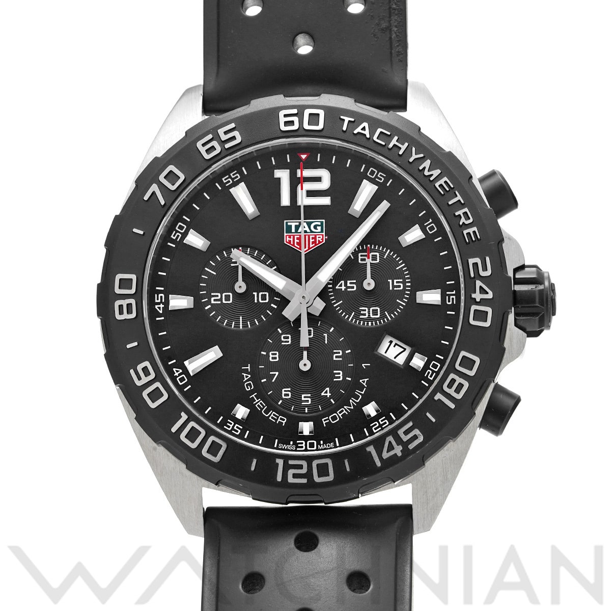 タグ ホイヤー フォーミュラ1 クォーツ クロノグラフ CAZ1010.FT8024 ブラック メンズ 時計 【中古】【wristwatch】