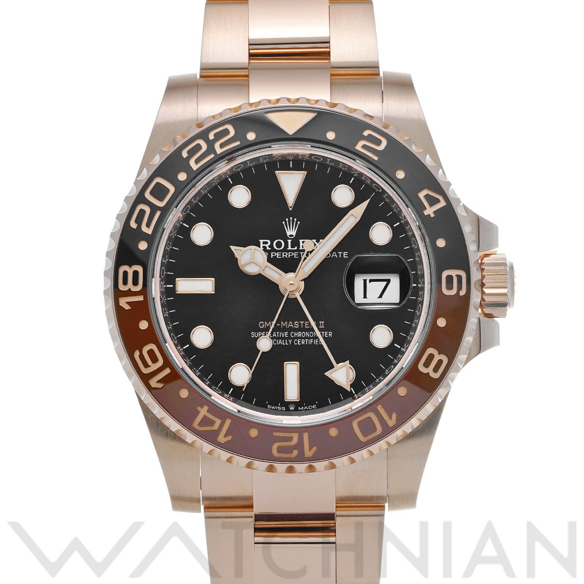 ロレックス GMTマスターII 126715CHNR ブラック メンズ 時計 【中古】【wristwatch】