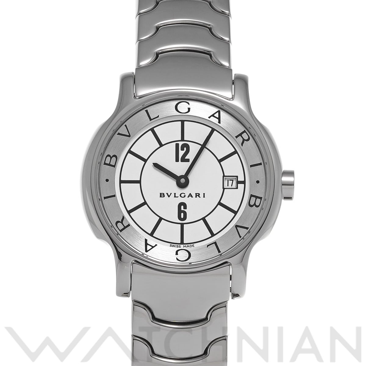 ブルガリ ソロテンポ ST29S ホワイト レディース 時計 【中古】【wristwatch】