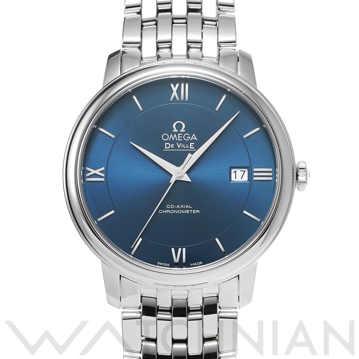 オメガ デ・ヴィル プレステージ コーアクシャル 424.10.40.20.03.001 ブルー メンズ 時計 【新品】【wristwatch】