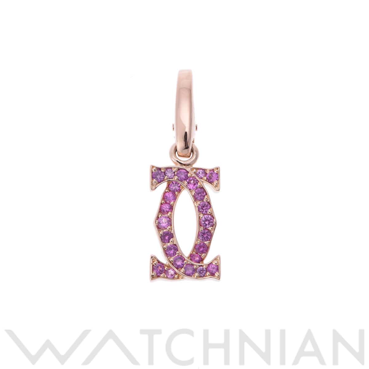 カルティエ 2C チャーム ゴールド K18ピンクゴールド PG レディース ジュエリー 【中古】【jewelry】