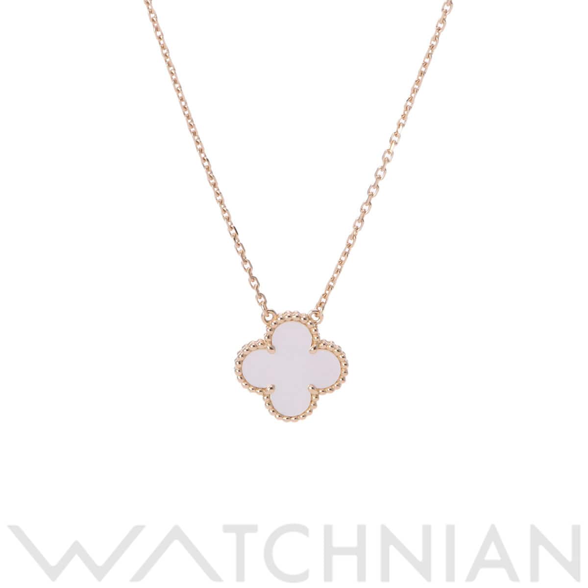 ヴァン クリーフ&アーペル ヴィンテージアルハンブラネックレス ゴールド K18イエローゴールド YG レディース ジュエリー 【中古】【jewelry】