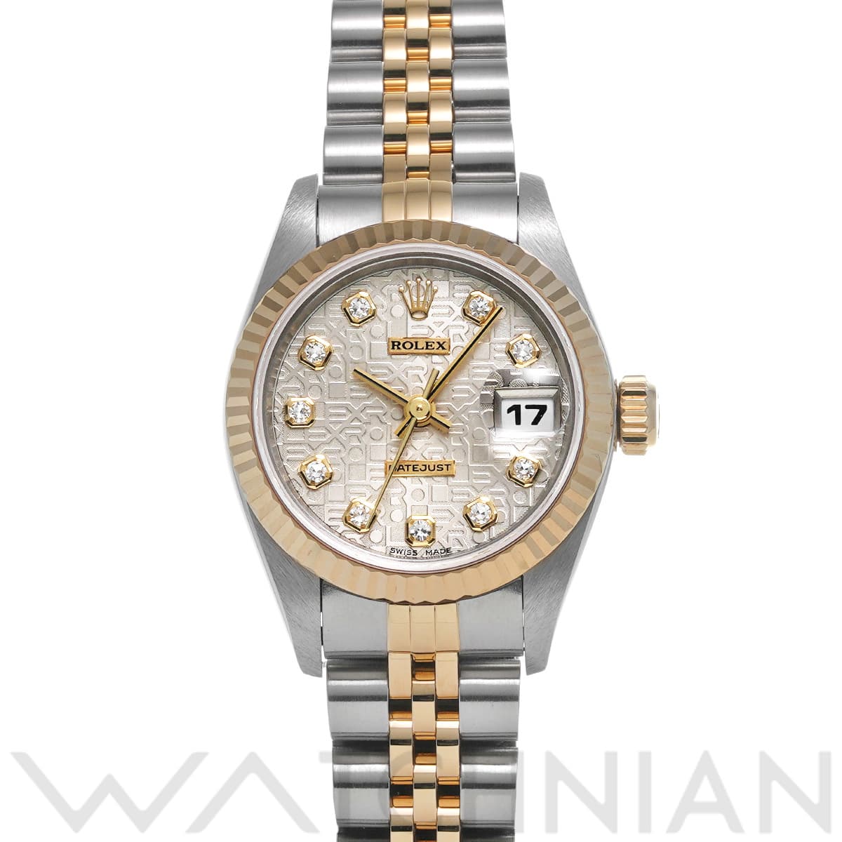 ロレックス デイトジャスト 69173G シルバーコンピュータ/ダイヤモンド レディース 時計 【中古】【wristwatch】