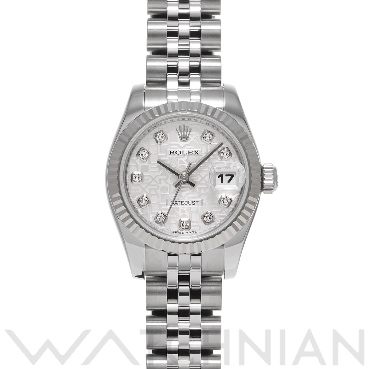 ロレックス レディ デイトジャスト 26 179174G シルバーコンピュータ/ダイヤモンド レディース 時計 【中古】【wristwatch】