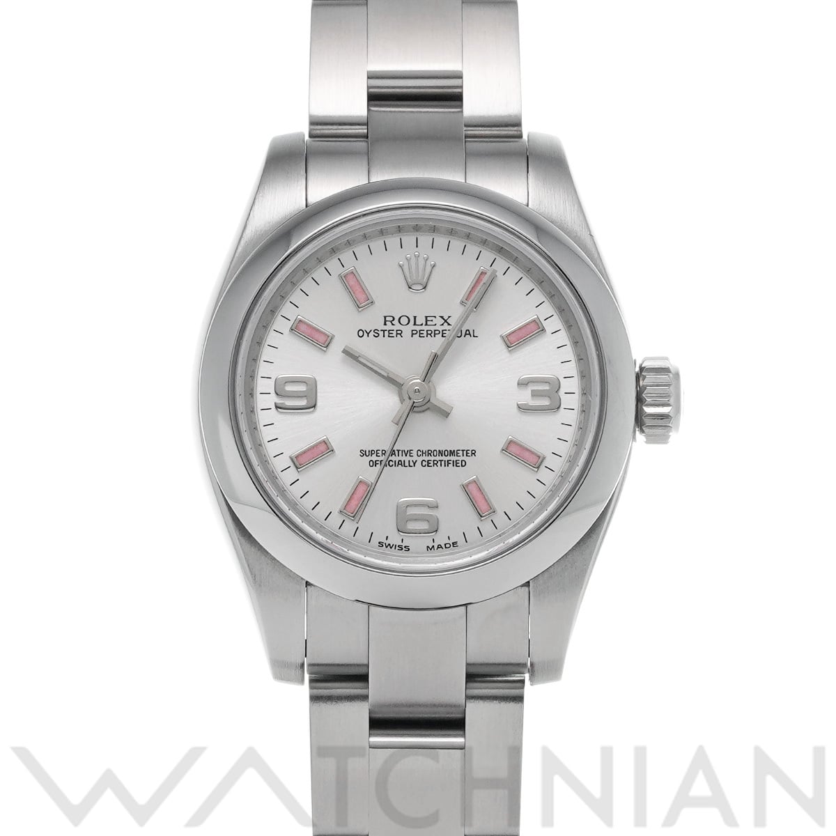 ロレックス オイスターパーペチュアル 26 176200 シルバー レディース 時計 【中古】【wristwatch】