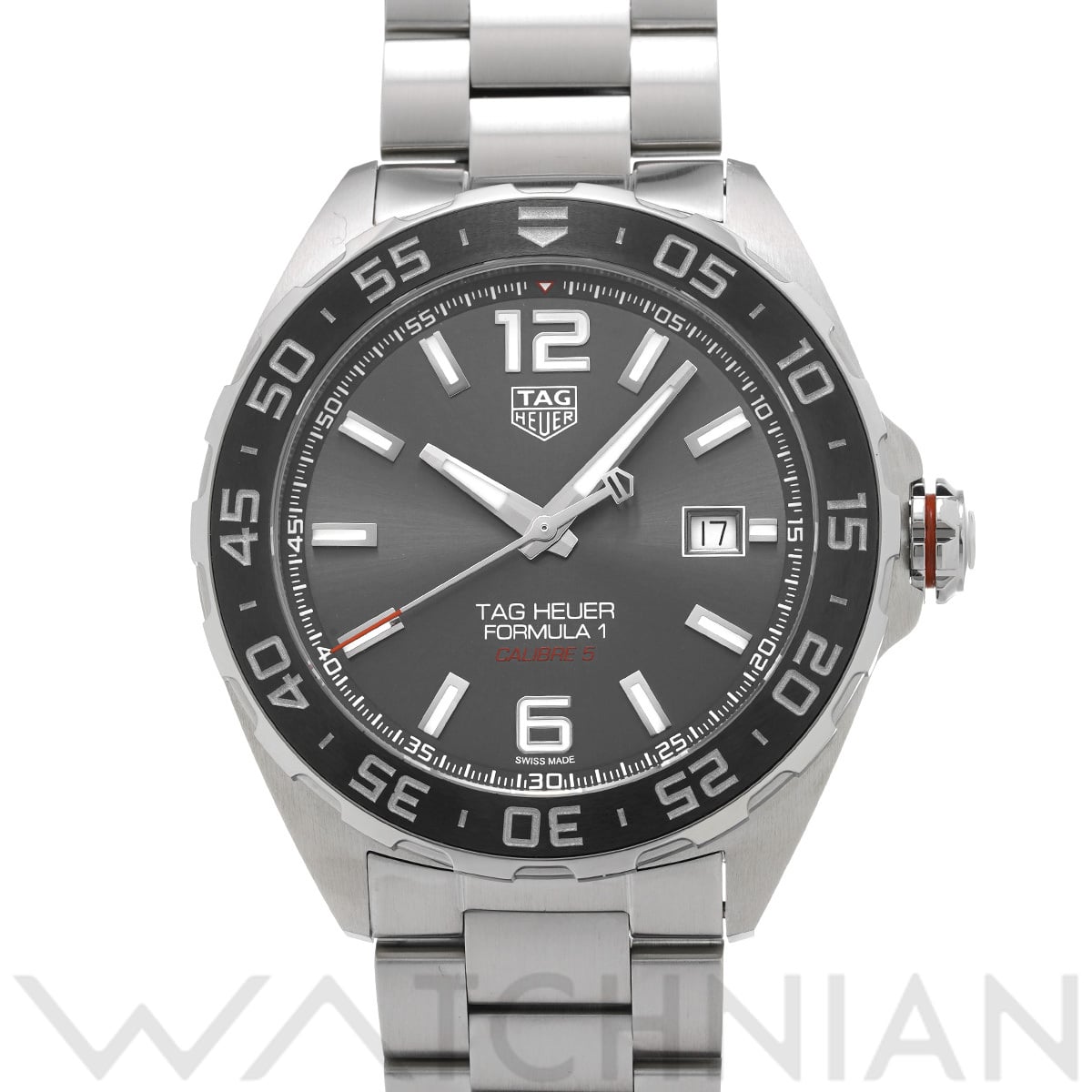 タグ ホイヤー フォーミュラ1 キャリバー5 WAZ2011.BA0842 グレー メンズ 時計 【中古】【wristwatch】