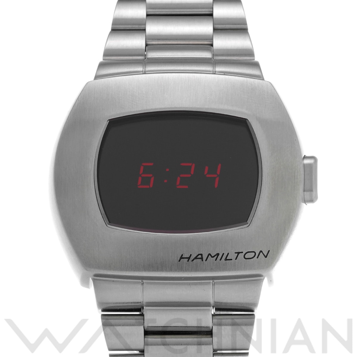 ハミルトン アメリカンクラシック PSR デジタルクォーツ H52414130 ブラック メンズ 時計 【中古】【wristwatch】