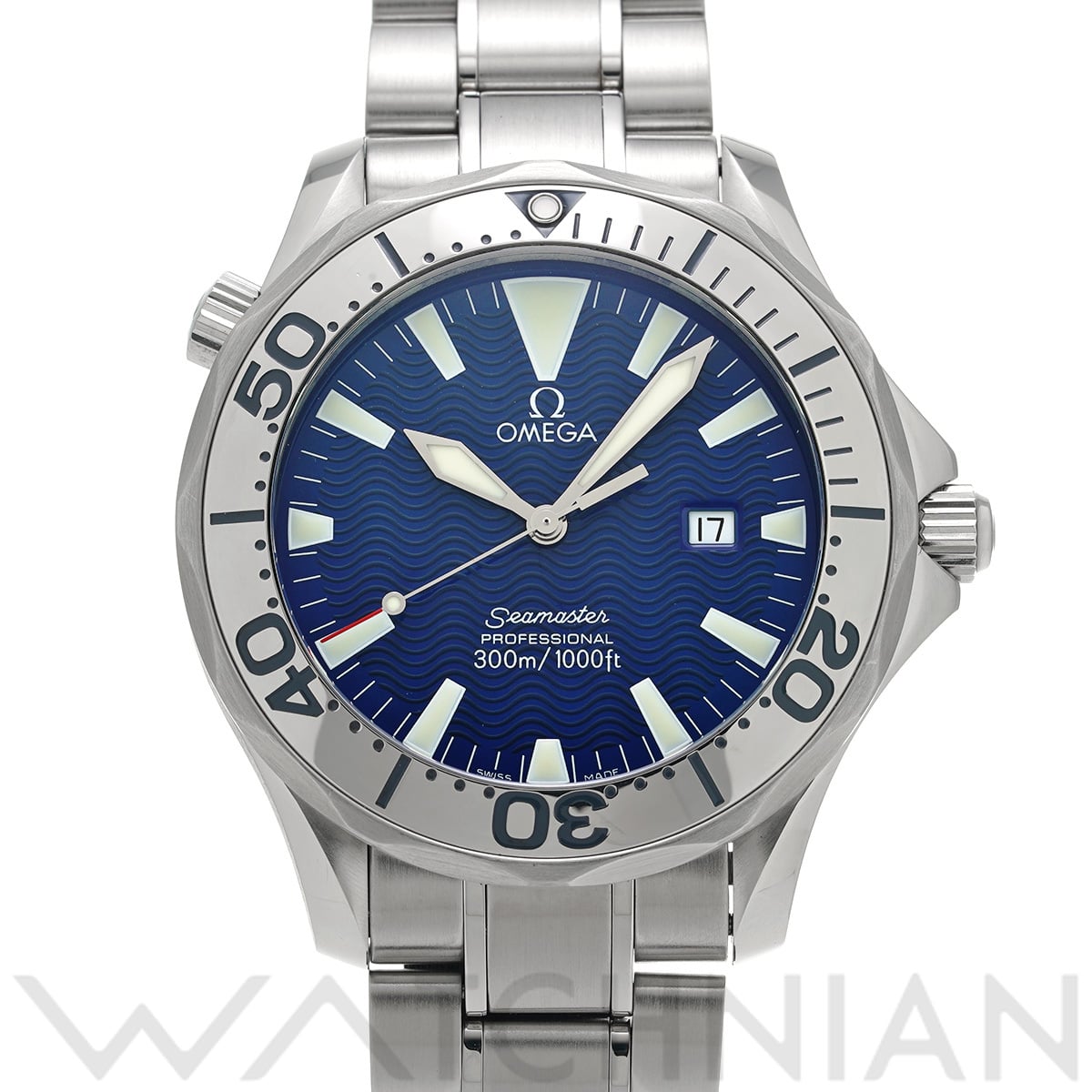 オメガ シーマスター プロフェッショナル 300 2265.80 ブルー メンズ 時計 【中古】【wristwatch】