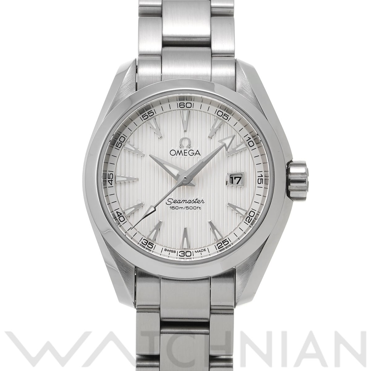 オメガ シーマスター アクアテラ クォーツ 231.10.30.61.02.001 シルバー レディース 時計 【中古】【wristwatch】