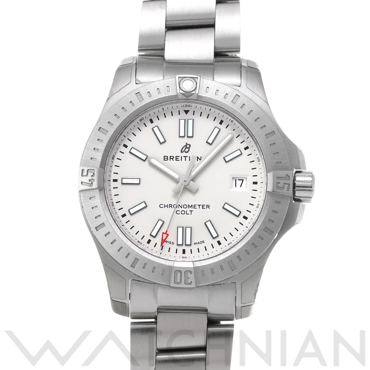 ブライトリング コルト オートマチック 41 A17313101G1A1 シルバー メンズ 時計 【中古】【wristwatch】