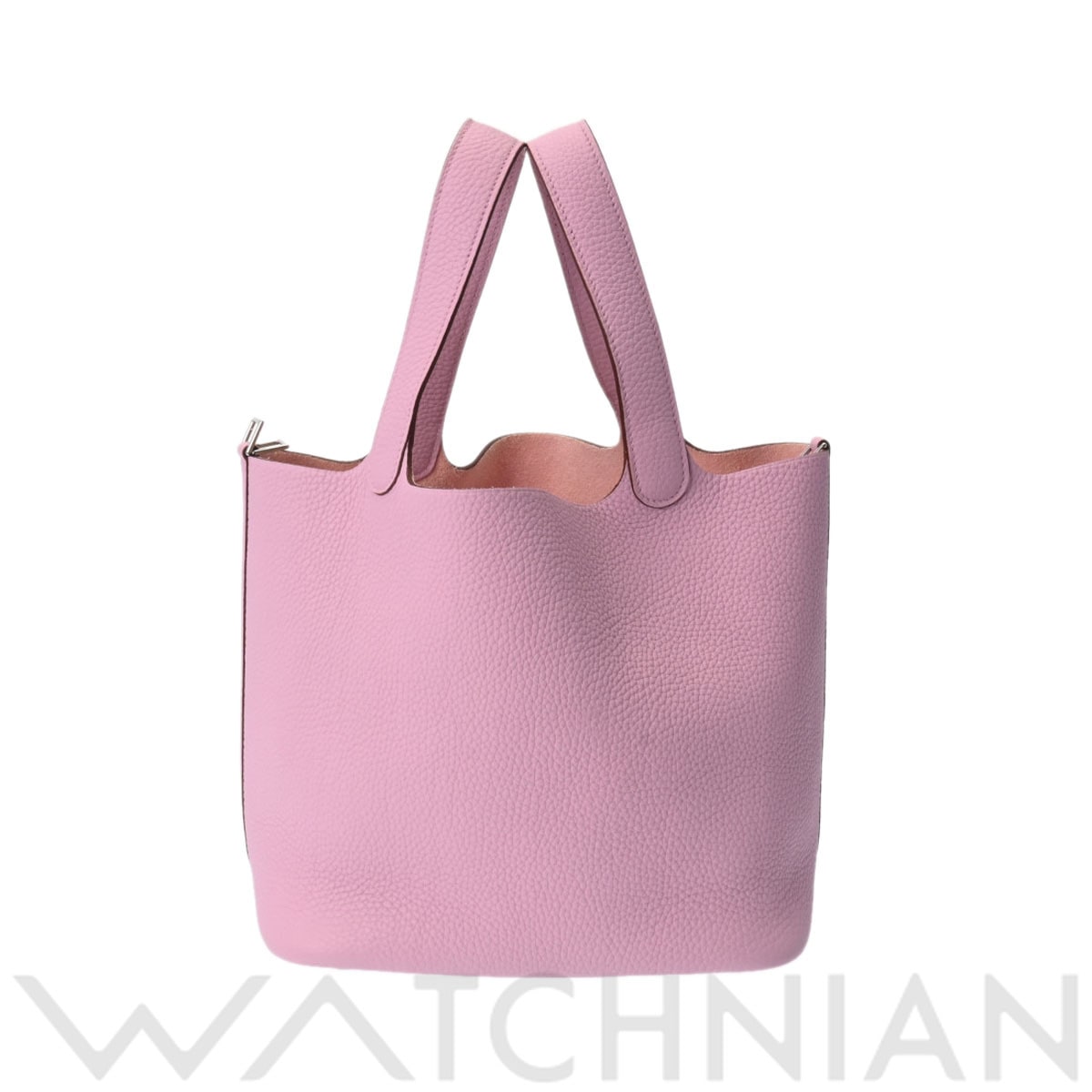 エルメス ピコタン ロック MM モーヴシルベストル/パラジウム金具 トリヨンクレマンス レディース バッグ 【中古】【bag】