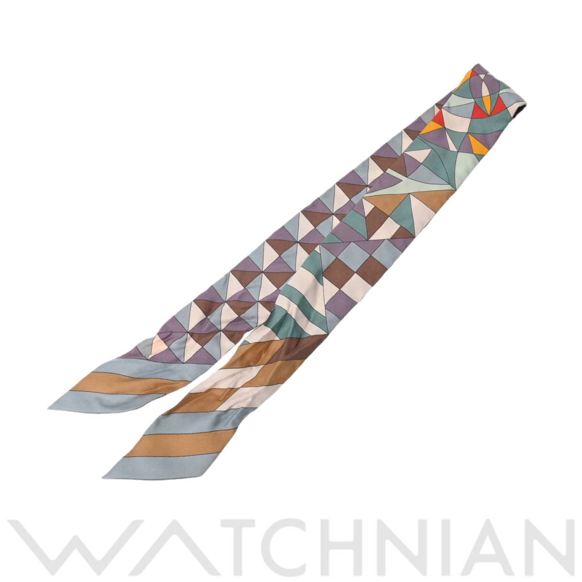 エルメス ツイリー PSYCHE マルチカラー シルク100％ レディース 【中古】【other】