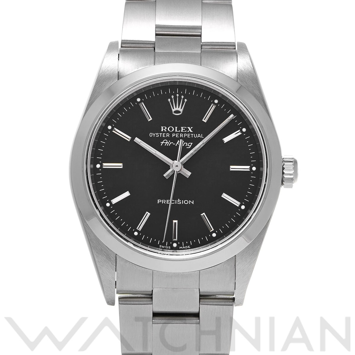 ロレックス エアキング 14000M ブラック メンズ 時計 【中古】【wristwatch】