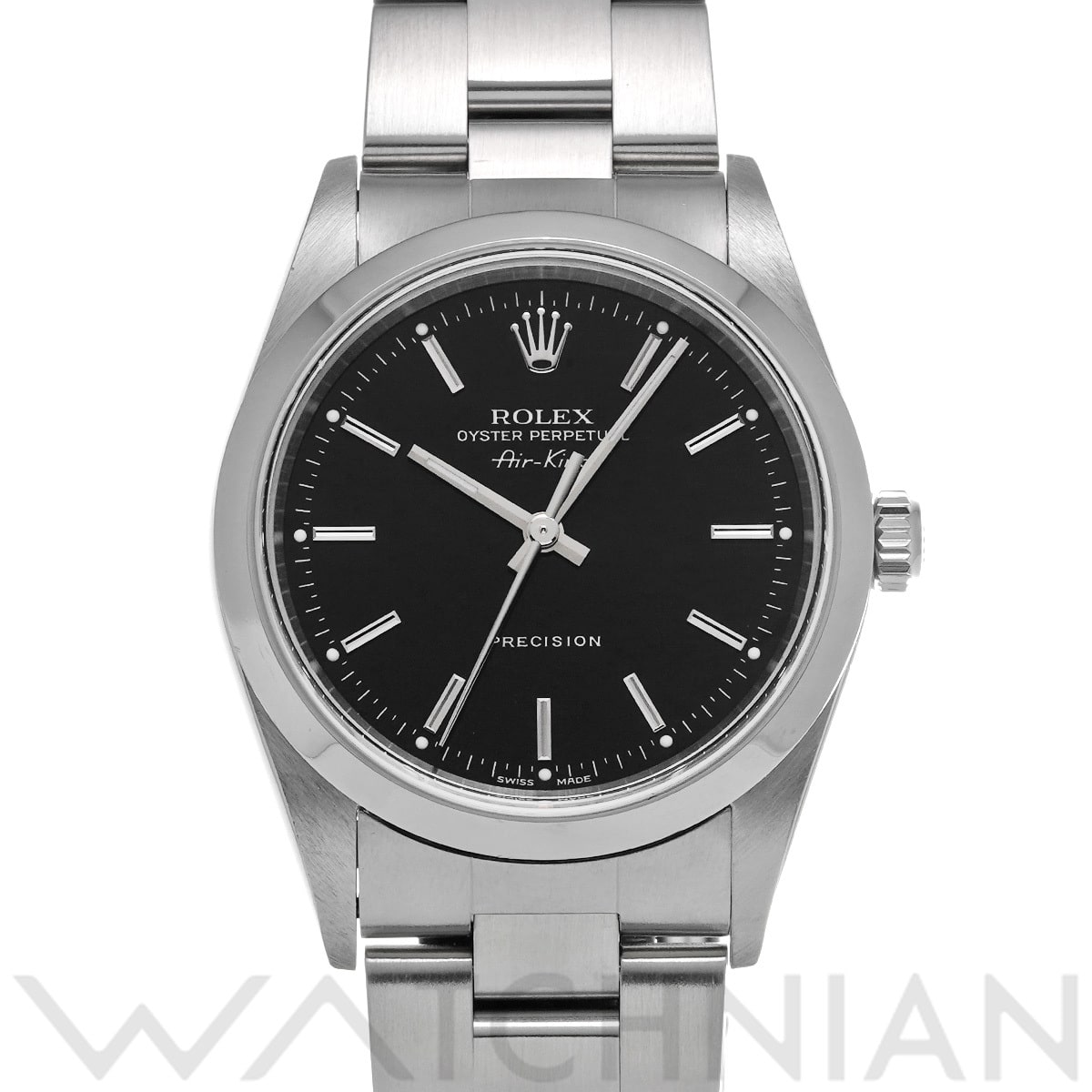 ロレックス エアキング 14000M ブラック メンズ 時計 【中古】【wristwatch】