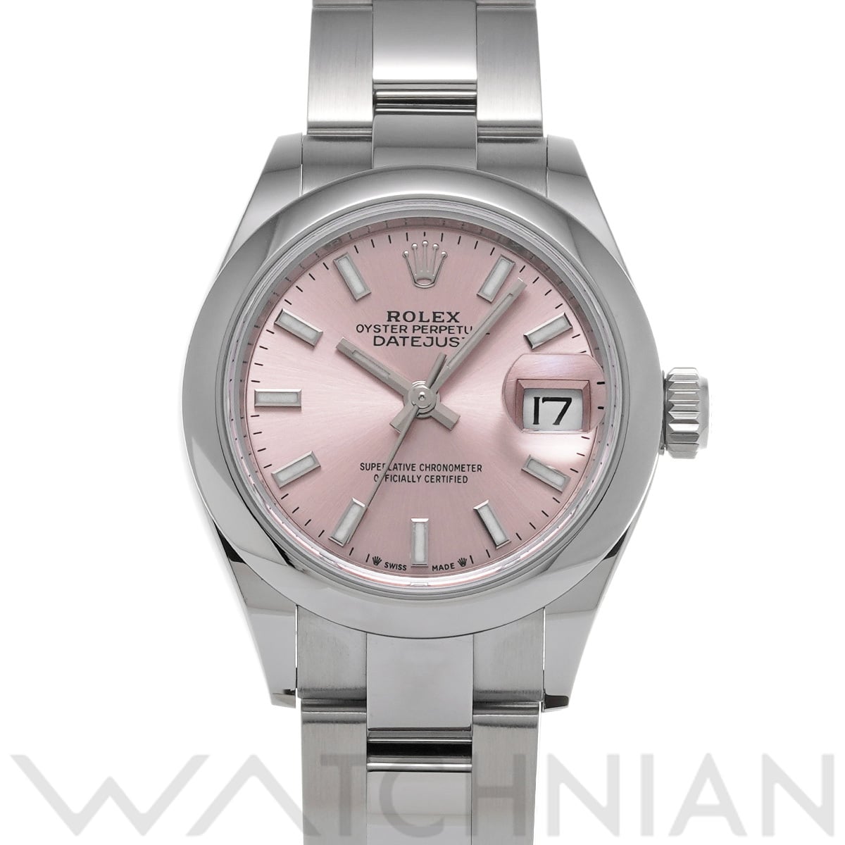 ロレックス レディ デイトジャスト 28 279160 ピンク レディース 時計 【中古】【wristwatch】