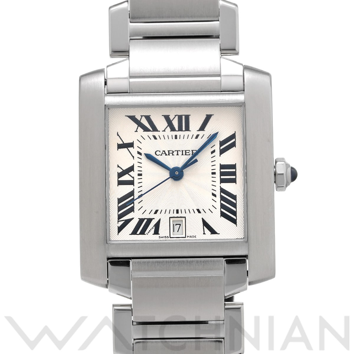 カルティエ タンク フランセーズ LM W21002Q3 シルバー メンズ 時計 【中古】【wristwatch】