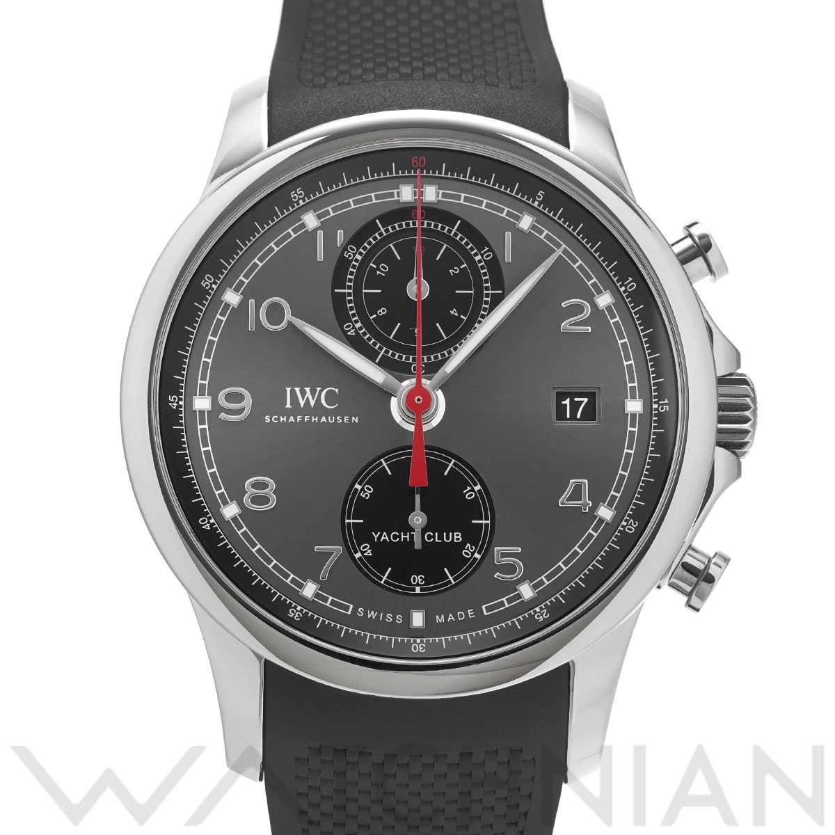 IWC ポルトギーゼ ヨットクラブ クロノグラフ IW390503 スレートグレー/ブラック メンズ 時計 【中古】【wristwatch】