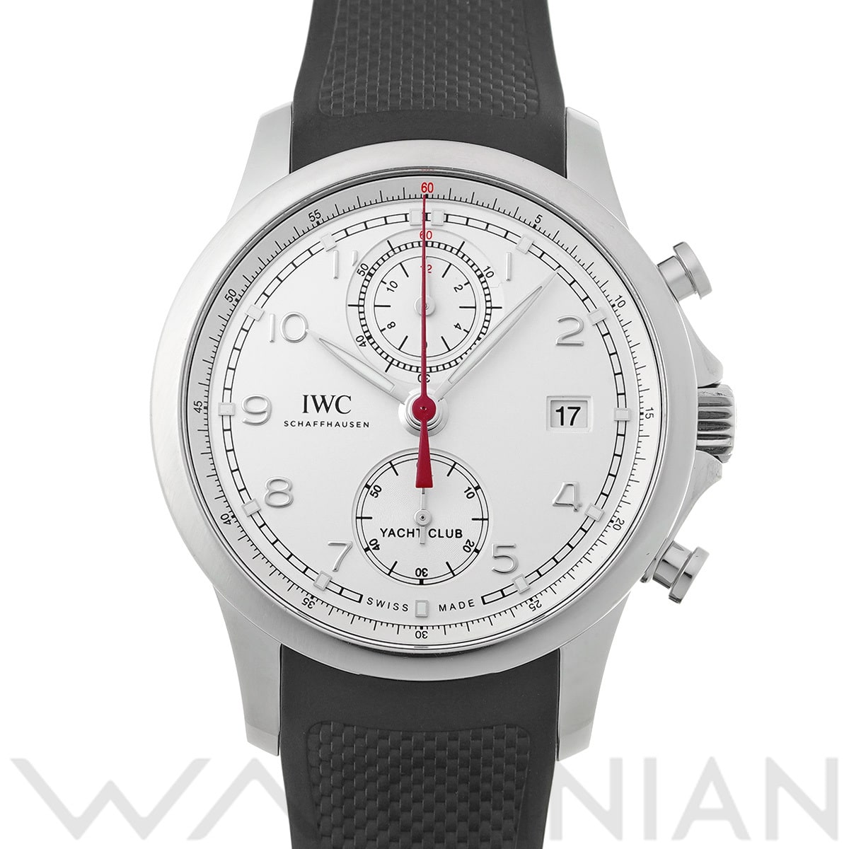 IWC ポルトギーゼ ヨットクラブ クロノグラフ IW390502 シルバー メンズ 時計 【中古】【wristwatch】