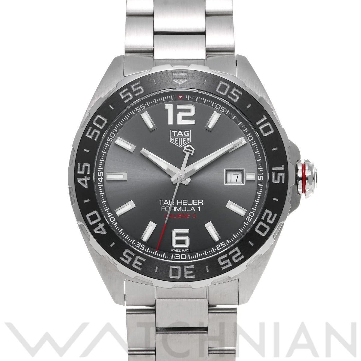 タグ ホイヤー フォーミュラ1 キャリバー5 WAZ2011.BA0842 グレー メンズ 時計 【中古】【wristwatch】