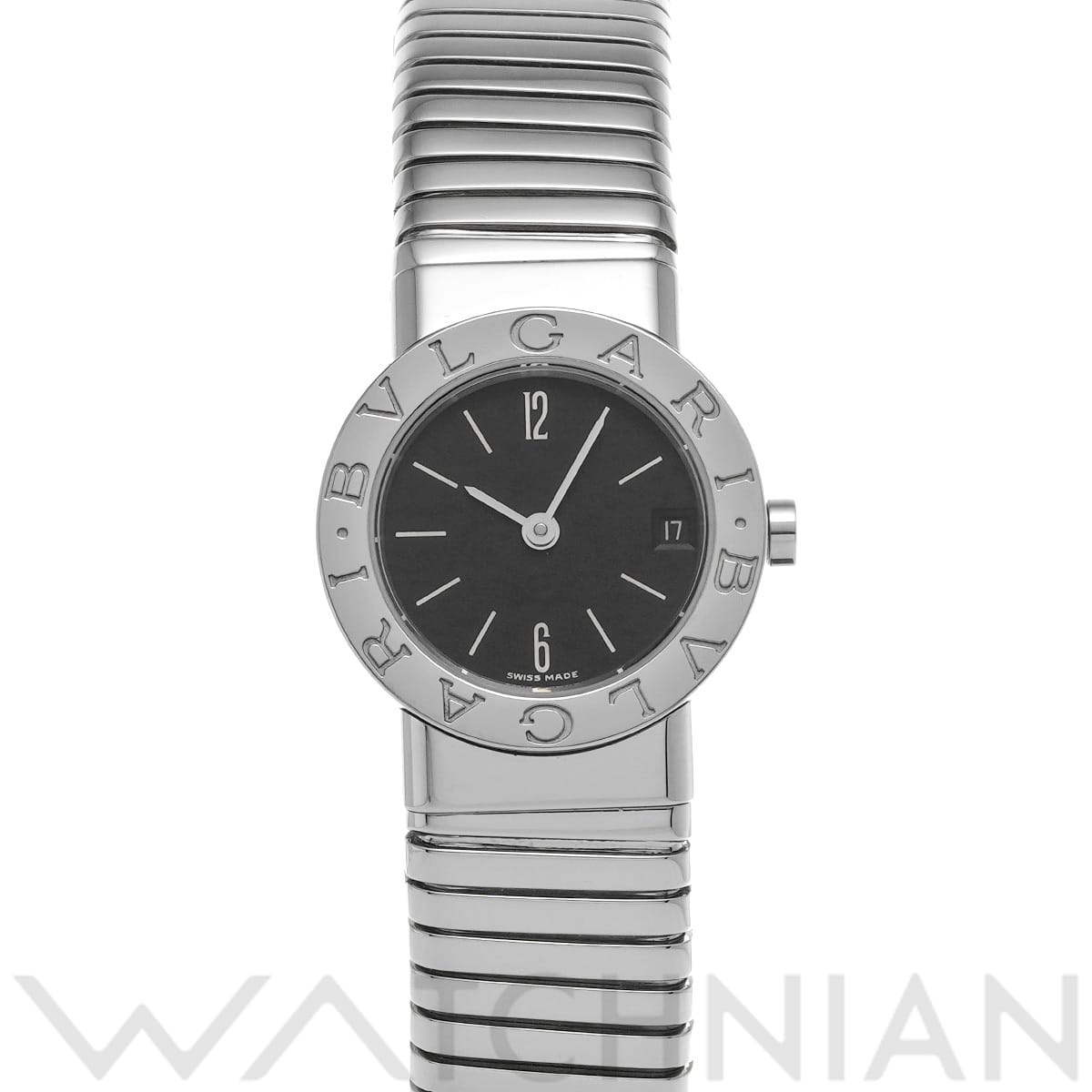 ブルガリ ブルガリブルガリ トゥボガス BB232TS ブラック レディース 時計 【中古】【wristwatch】