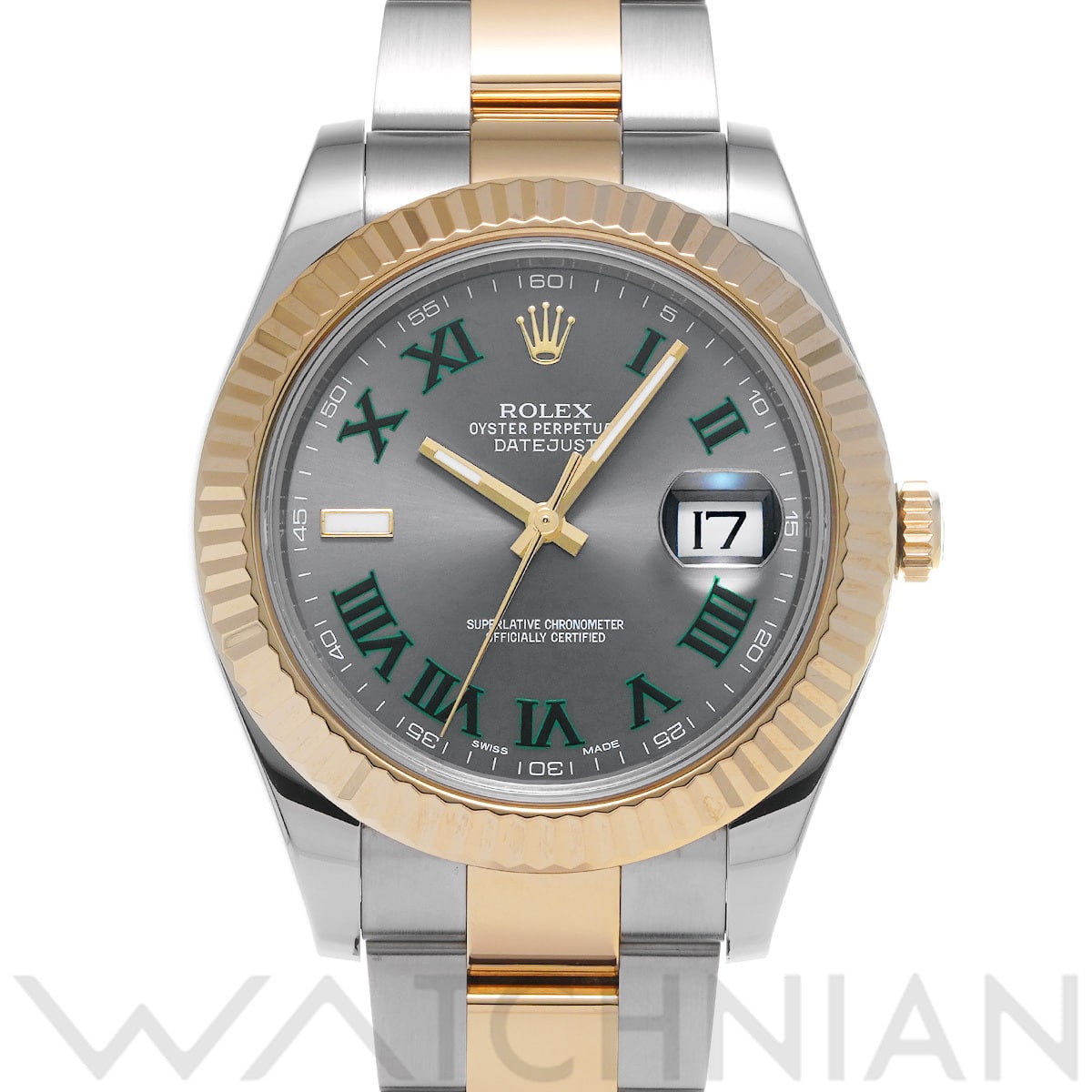 ロレックス デイトジャストII 116333 スレート メンズ 時計 【中古】【wristwatch】