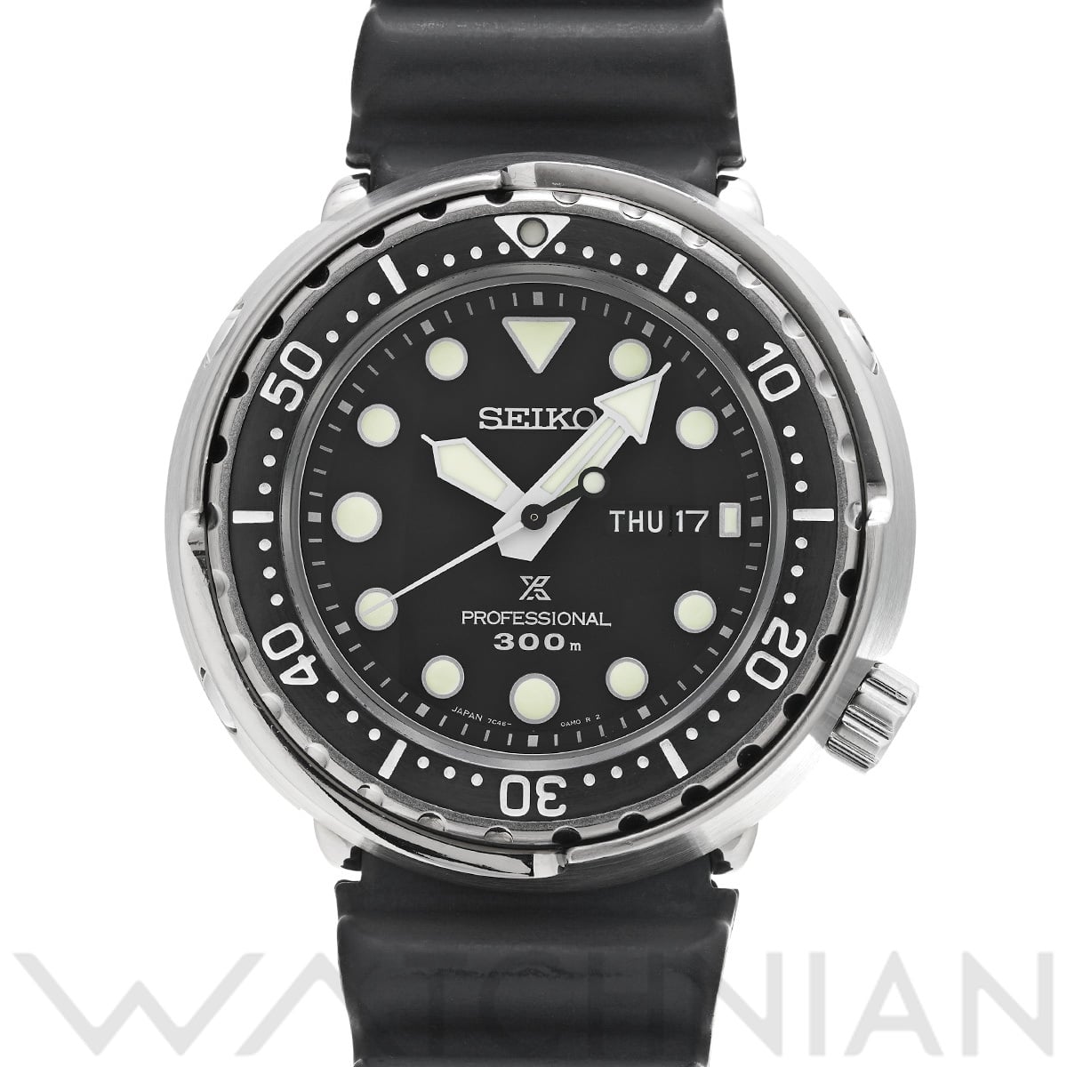 セイコー プロスペックス  マリーンマスター プロフェッショナル SBBN045 ブラック メンズ 時計 【中古】【wristwatch】