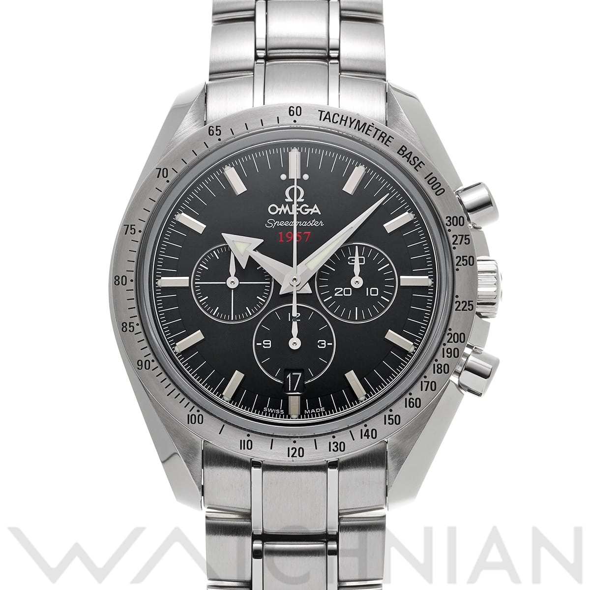 オメガ スピードマスター ブロードアロー 1957 コーアクシャル 321.10.42.50.01.001 ブラック メンズ 時計 【中古】【wristwatch】