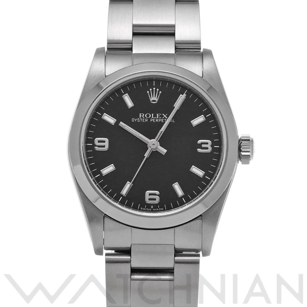 ロレックス オイスターパーペチュアル 67480 ブラック ユニセックス 時計 【中古】【wristwatch】