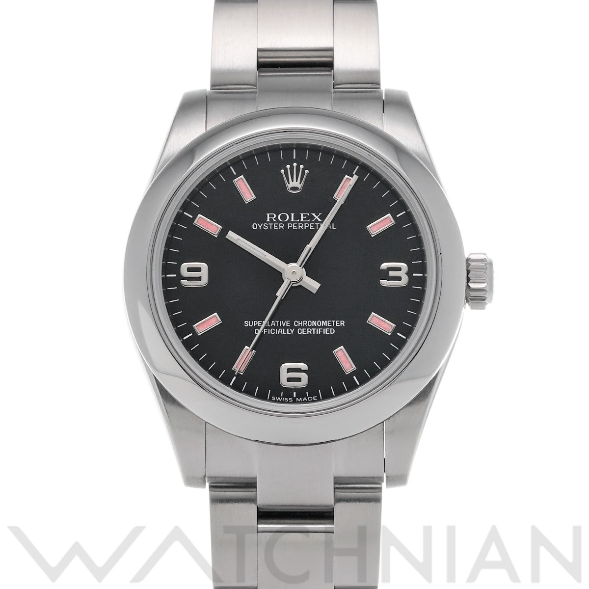 ロレックス オイスターパーペチュアル 31 177200 ブラック ユニセックス 時計 【中古】【wristwatch】