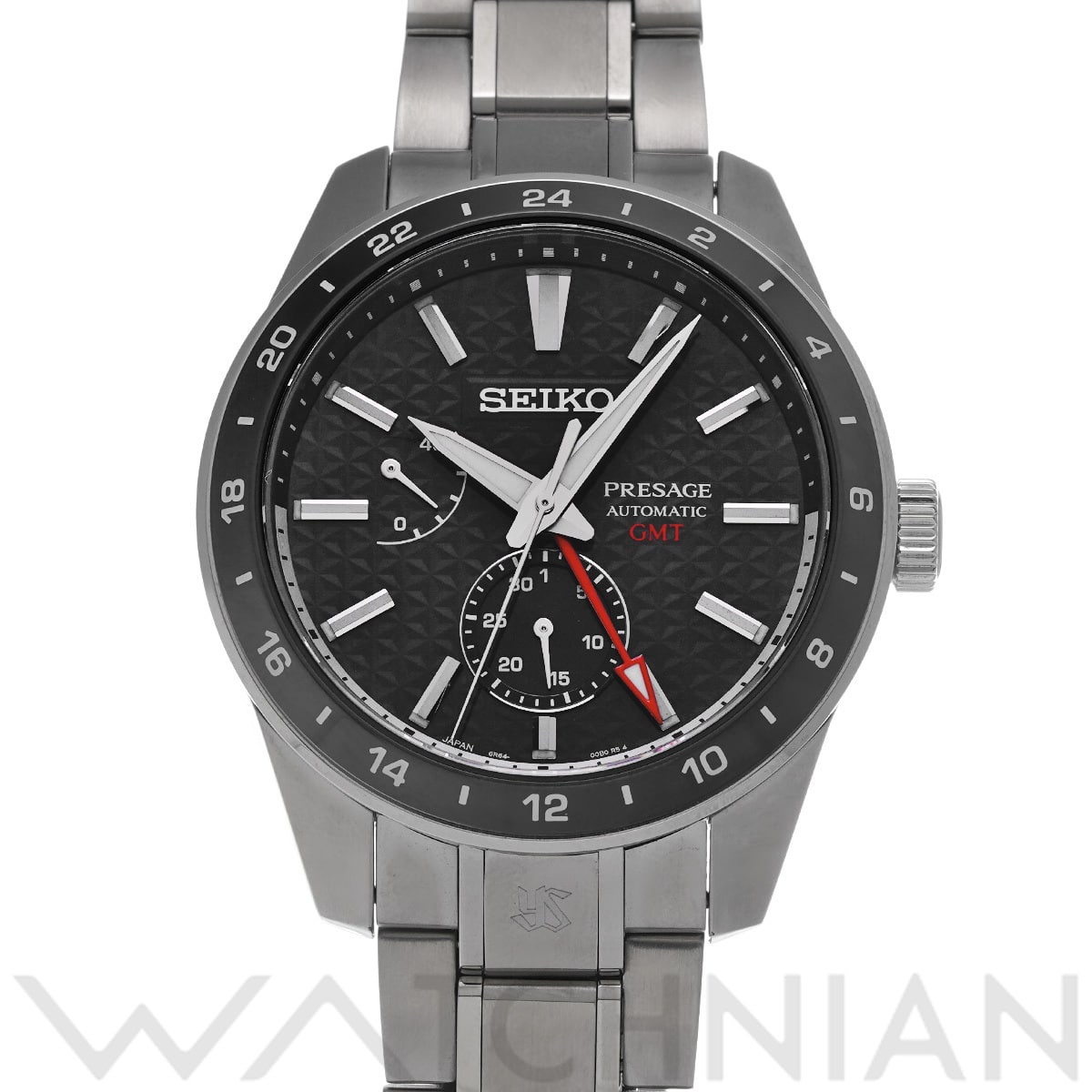 セイコー プレザージュ シャープエッジシリーズ SARF005 ブラック メンズ 時計 【中古】【wristwatch】