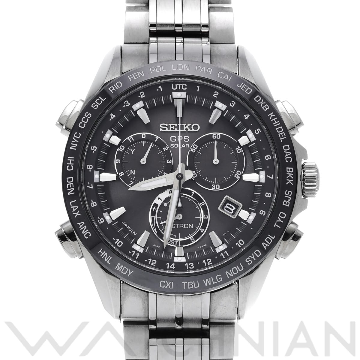 セイコー アストロン SBXB003 ブラック メンズ 時計 【中古】【wristwatch】