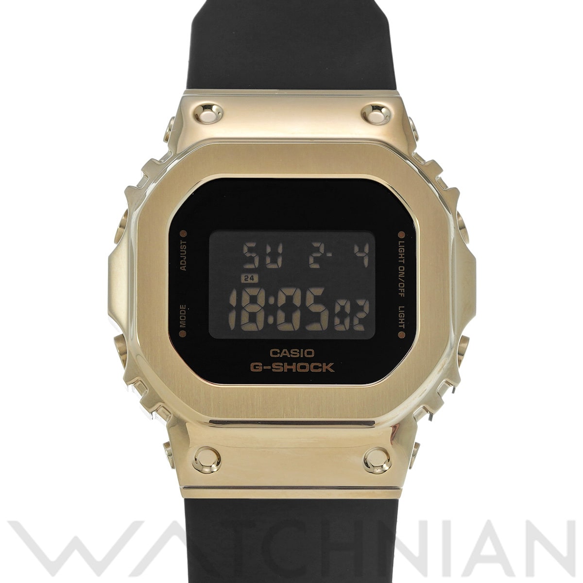 カシオ G-SHOCK メタルカバードシリーズ GM-S5600GB-1JF ブラック レディース 時計 【中古】【wristwatch】