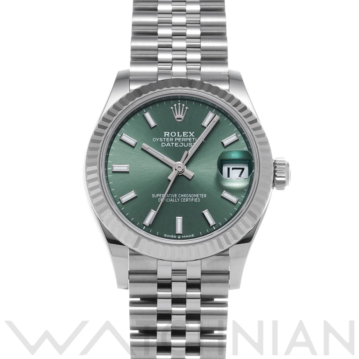 ロレックス デイトジャスト 31 278274 ミントグリーン ユニセックス 時計 【中古】【wristwatch】