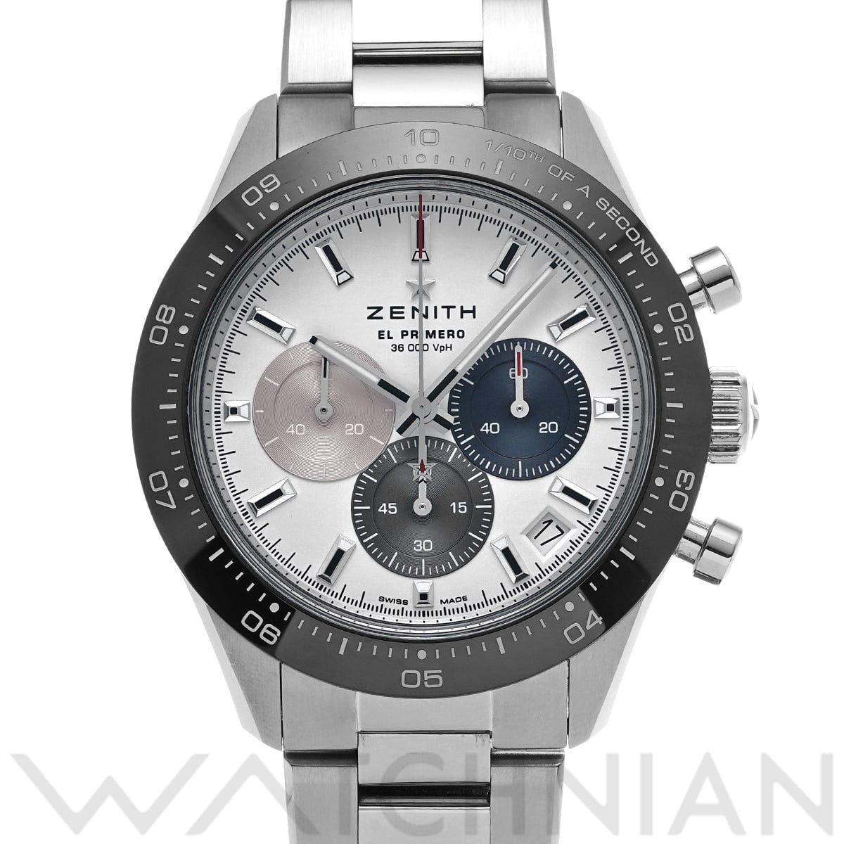 ゼニス クロノマスター スポーツ エル・プリメロ 03.3100.3600/69.M3100 ホワイトマット メンズ 時計 【中古】【wristwatch】