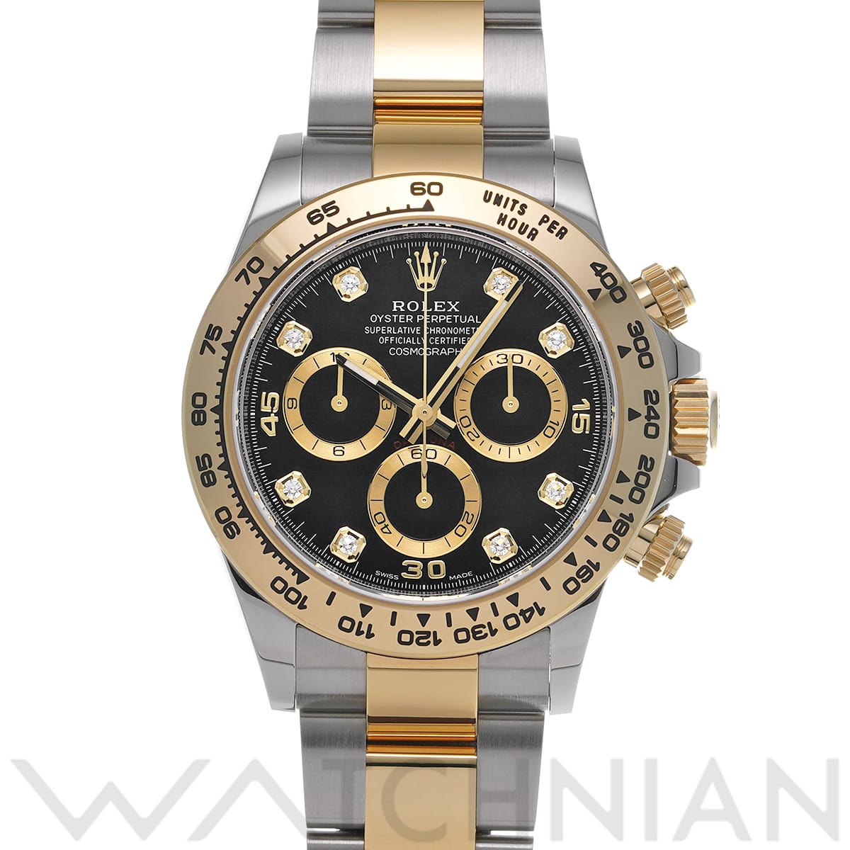 ロレックス コスモグラフ デイトナ 116503G ブラック/ダイヤモンド メンズ 時計 【中古】【wristwatch】