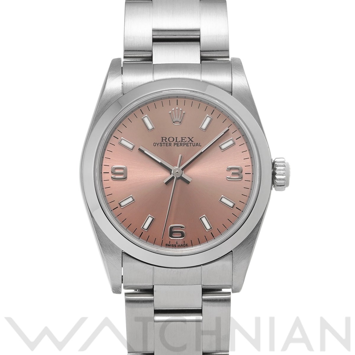 ロレックス オイスターパーペチュアル 77080 ピンク ユニセックス 時計 【中古】【wristwatch】