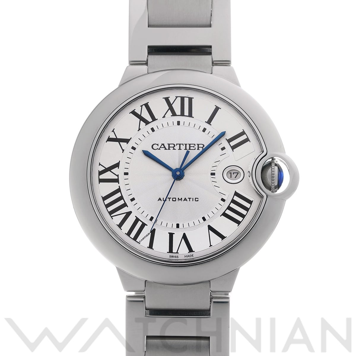 カルティエ バロンブルー W69012Z4 シルバー メンズ 時計 【中古】【wristwatch】