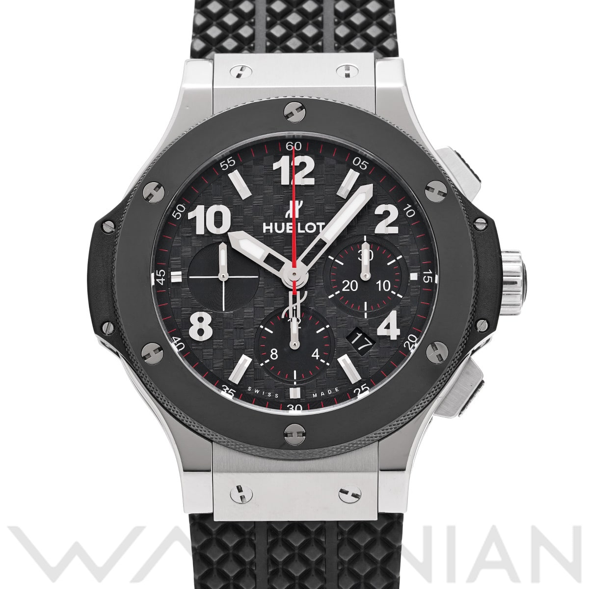 ウブロ ビッグバン スチール セラミック 301.SB.131.RX ブラックカーボン メンズ 時計 【中古】【wristwatch】